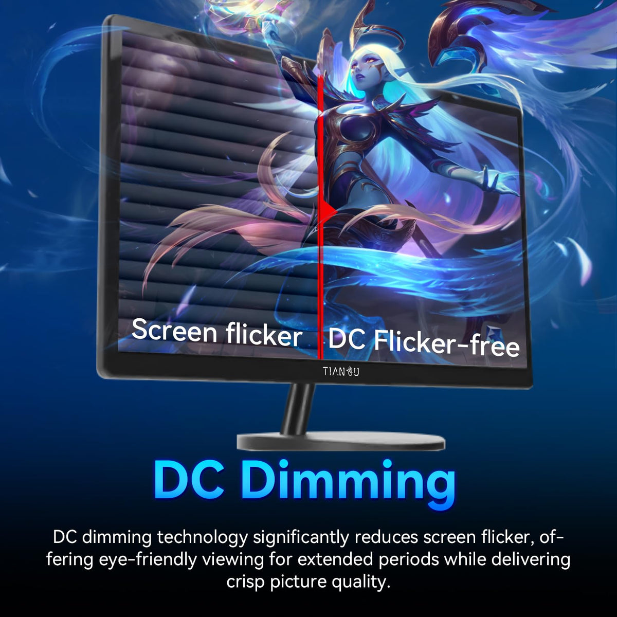 22 Inch FHD 1080p IPS 75Hz Gaming Monitor U4588