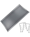 27 inch Porcelain-coated Steel Ash Pan with 2pcs Fire Grate Hanger O435