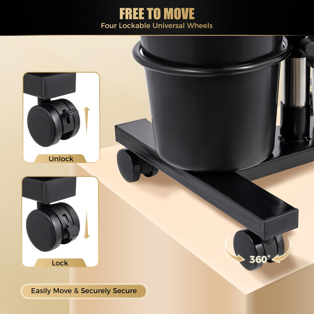 Portable Shampoo Bowl with Electric Pump, Adjustable Height 2.64Gal Dual Bucket Q6035