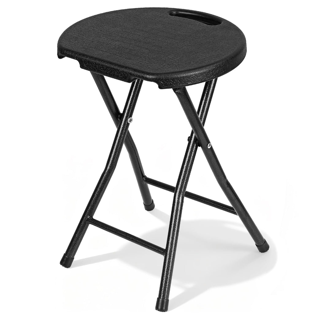 Black Folding Stool with Handle N1616