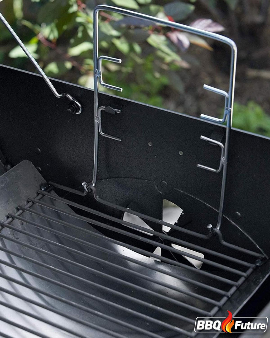27 inch Porcelain-coated Steel Ash Pan with 2pcs Fire Grate Hanger O435