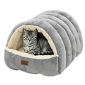 Covered Cat Bed Cave Grey D5426