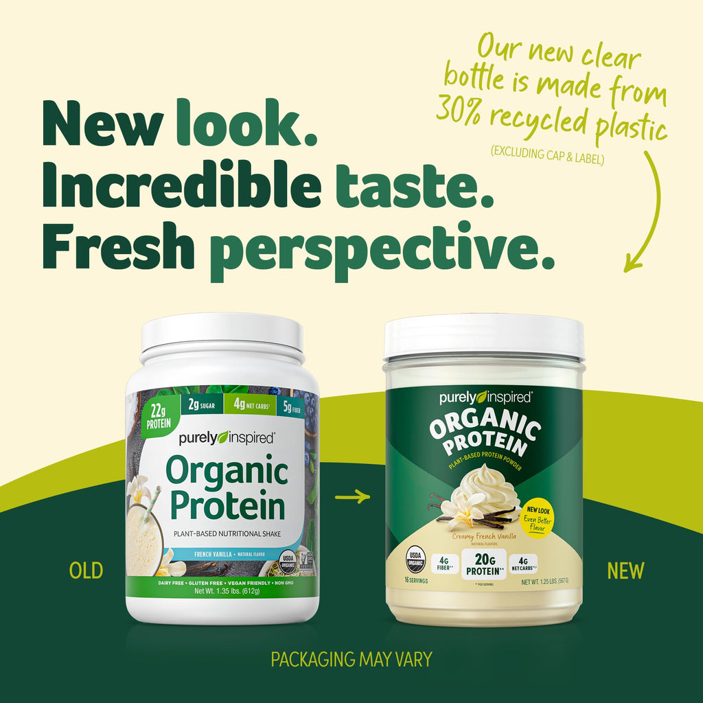 Organic Vegan Protein Powder Pea & Super Greens Powder T4659