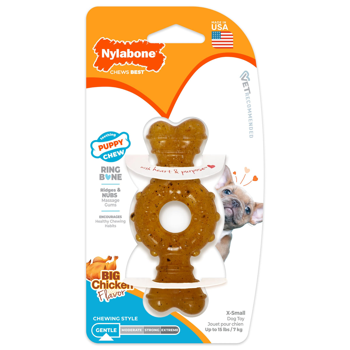 Chicken Flavor X-Small Dog Chew Toy V236