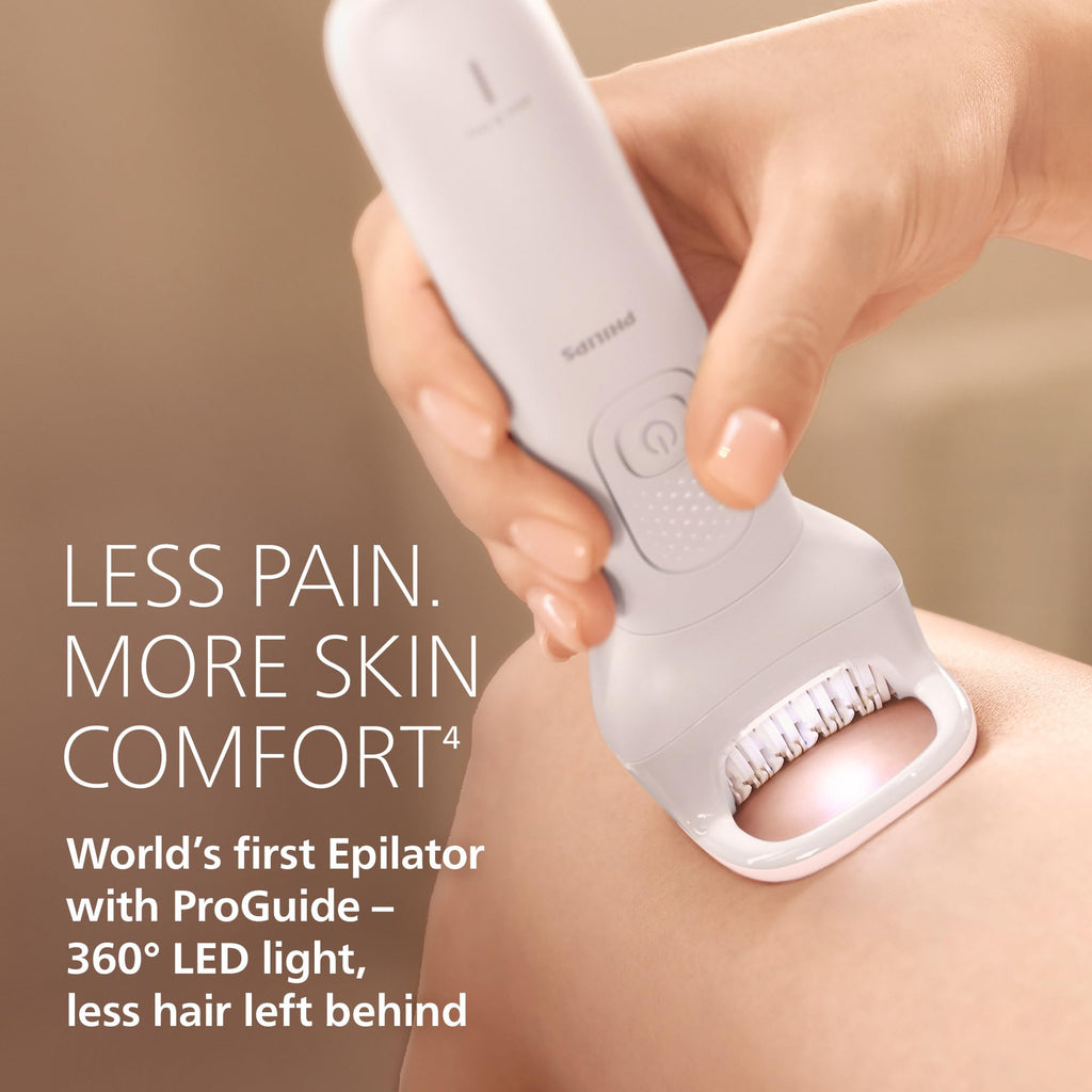 Cordless Wet and Dry Epilator with 7 Accessories L623