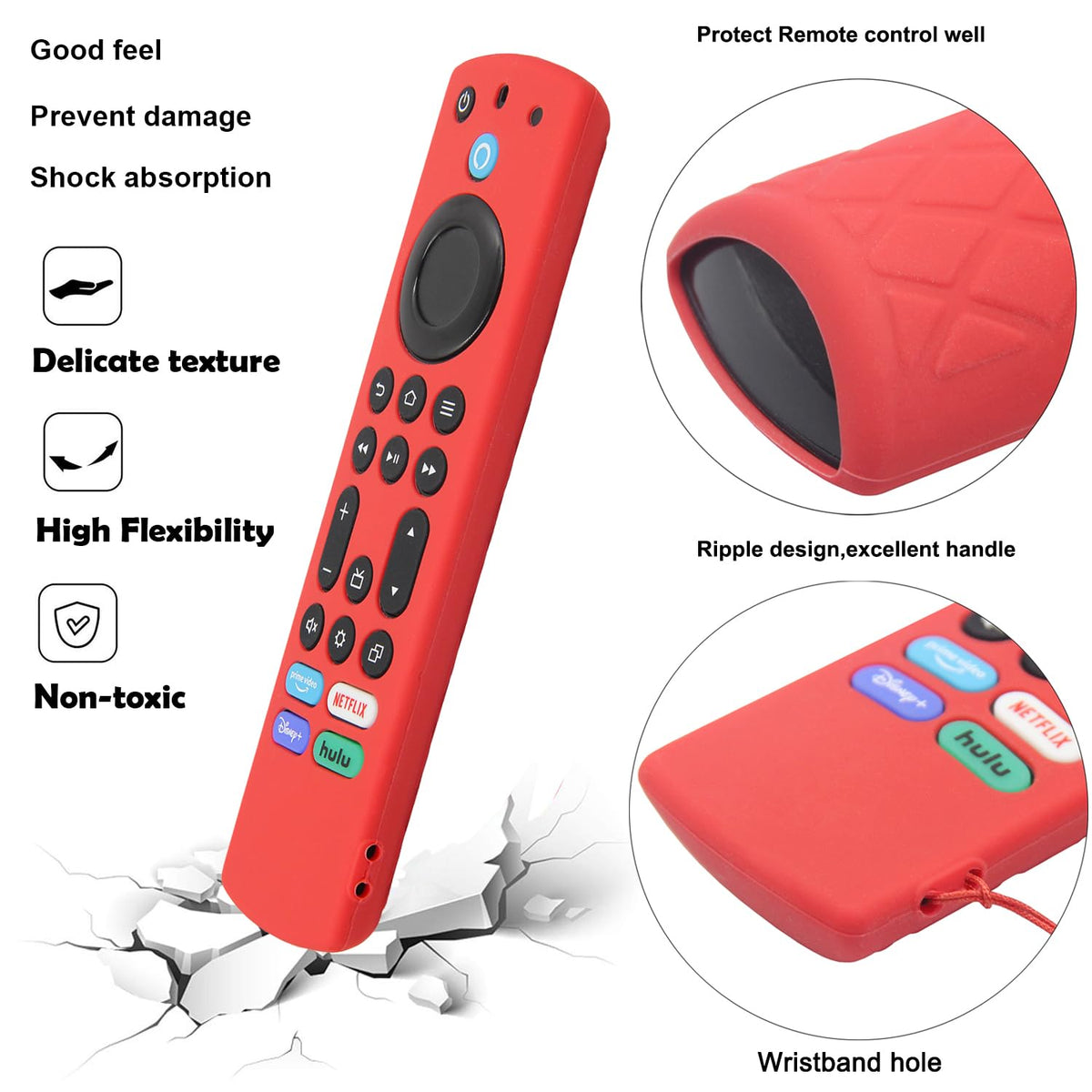 Silicone Remote Case 2pcs with Lanyard B26913