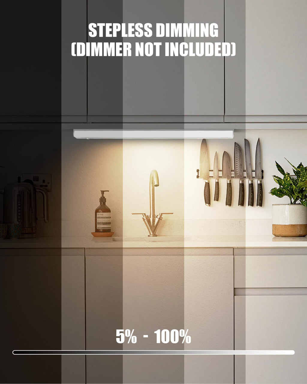 Under Cabinet Lighting with Power Cord F4239