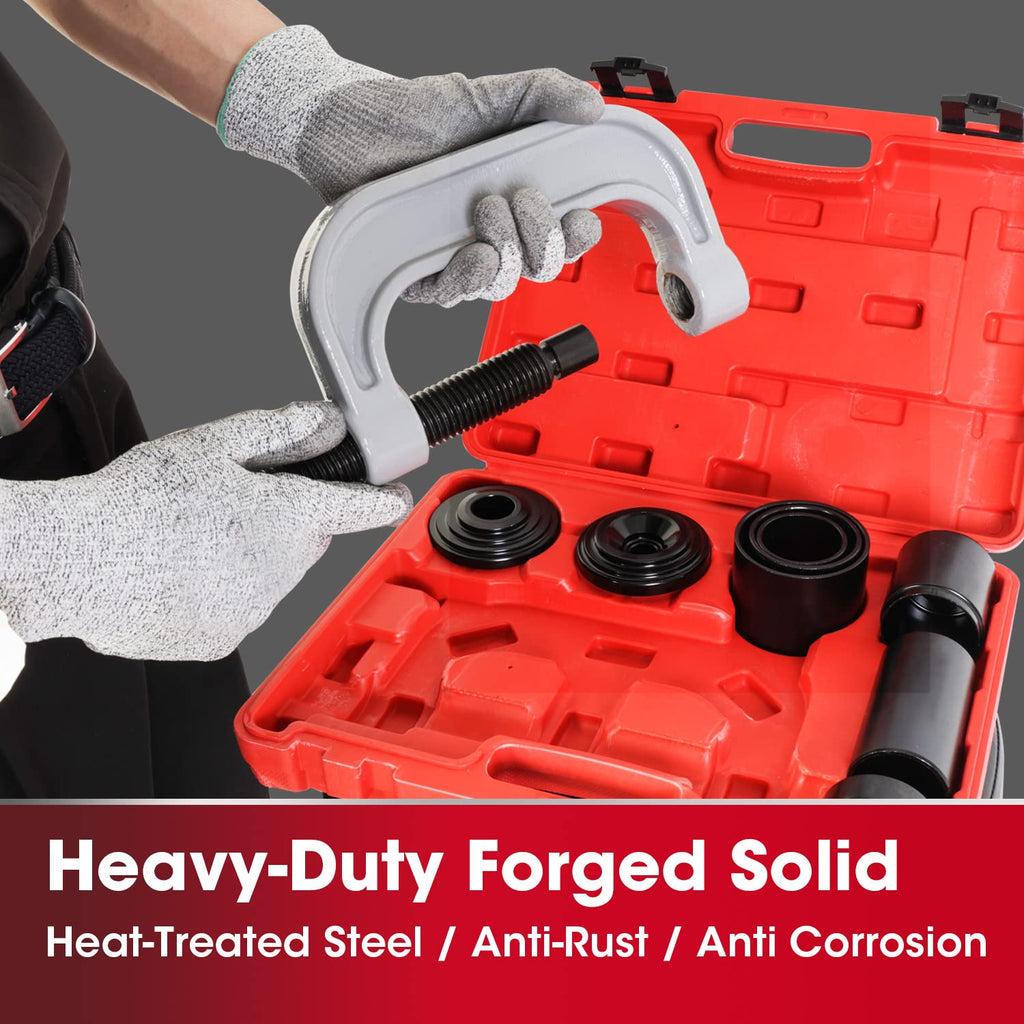Ball Joint Press and U Joint Removal Kit, 10 PCS with Storage Case R70798