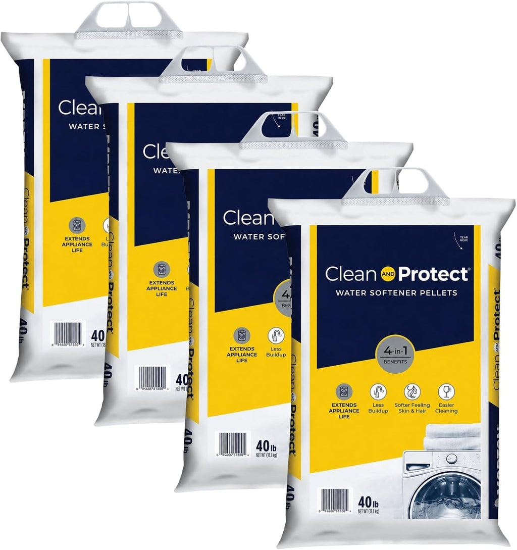 Water Softener Salt Pellets 40 lb Pack of 4 C378