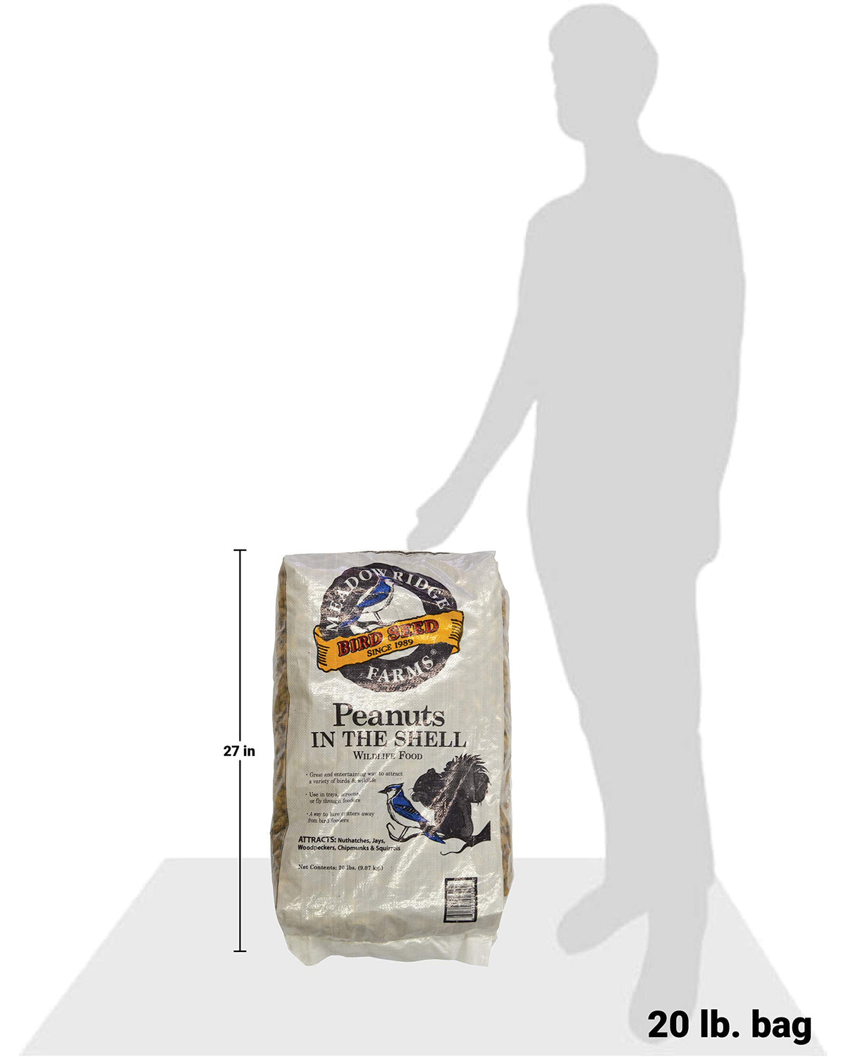 Peanuts in the Shell Wildlife Food 20-Pound Bag V709714
