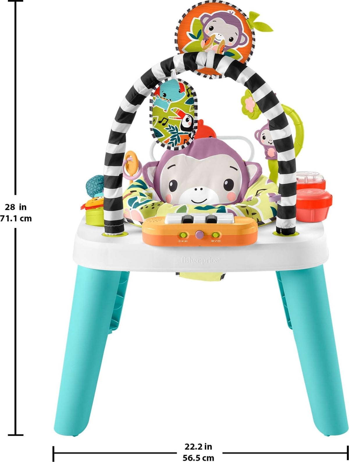 Purple Monkey Musical Activity Center Baby Toy R1930