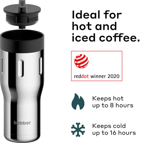 16 oz Stainless Steel Insulated Tumbler with Lid A6167