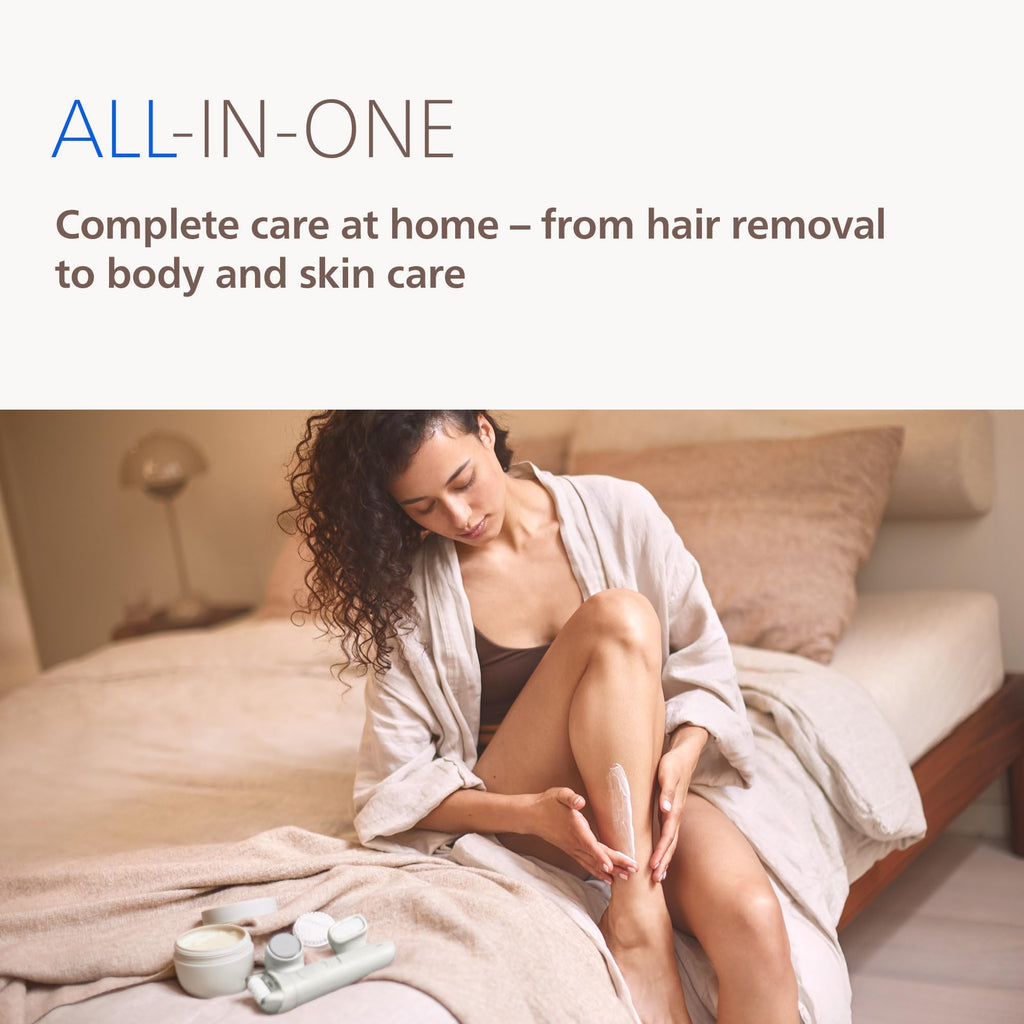 Cordless Wet and Dry Epilator with 7 Accessories L623