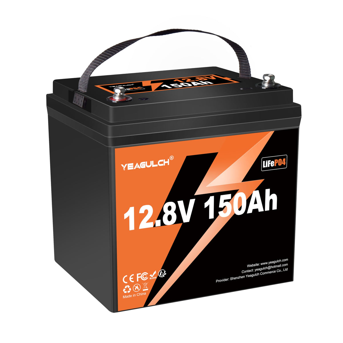 12V 150Ah LiFePO4 Lithium Battery T50347