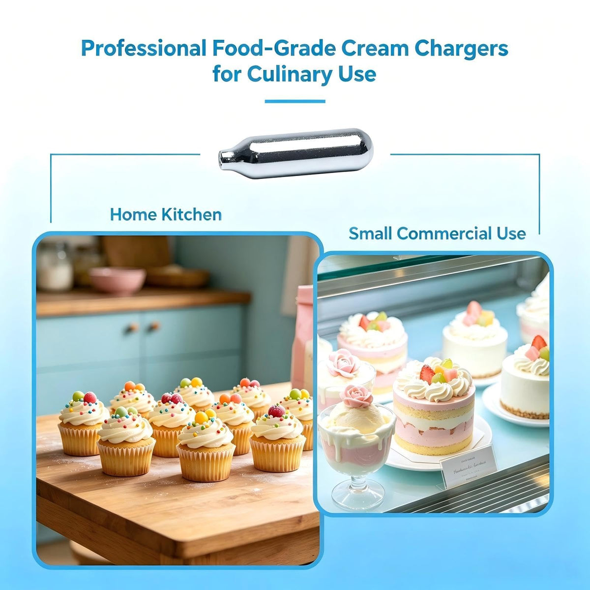 Whipped Cream Chargers Pack of 3 E466396