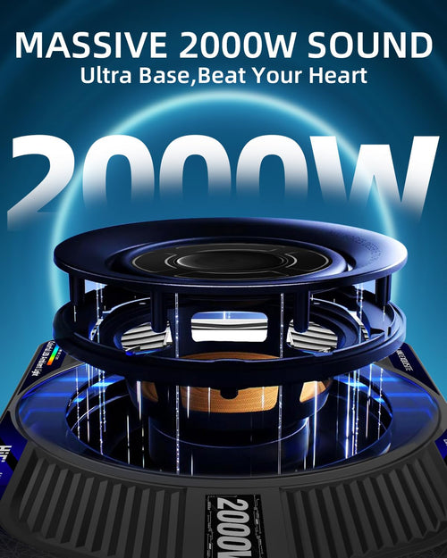 2000W 10 Inch Underseat Car Subwoofer and Amp Package Q1847