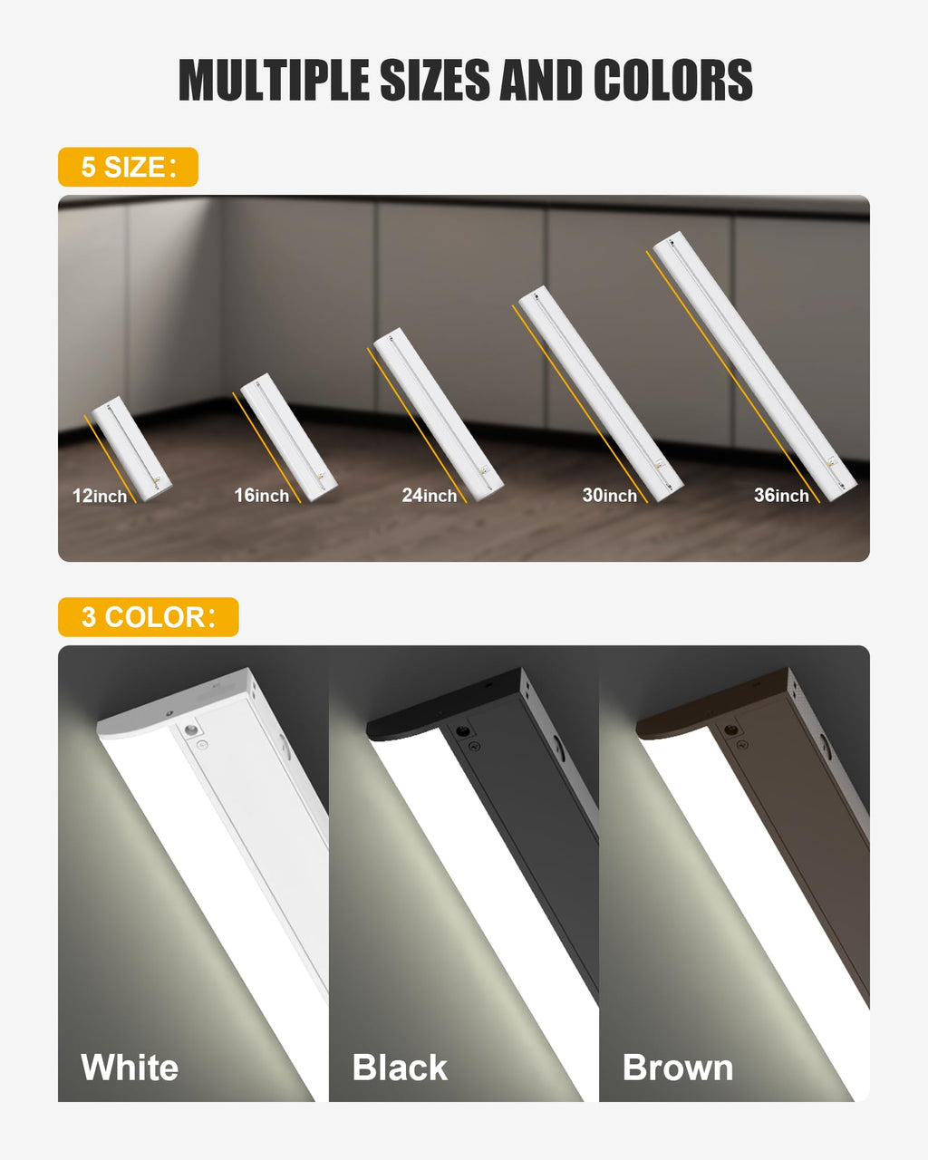Under Cabinet Lighting with Power Cord F4239