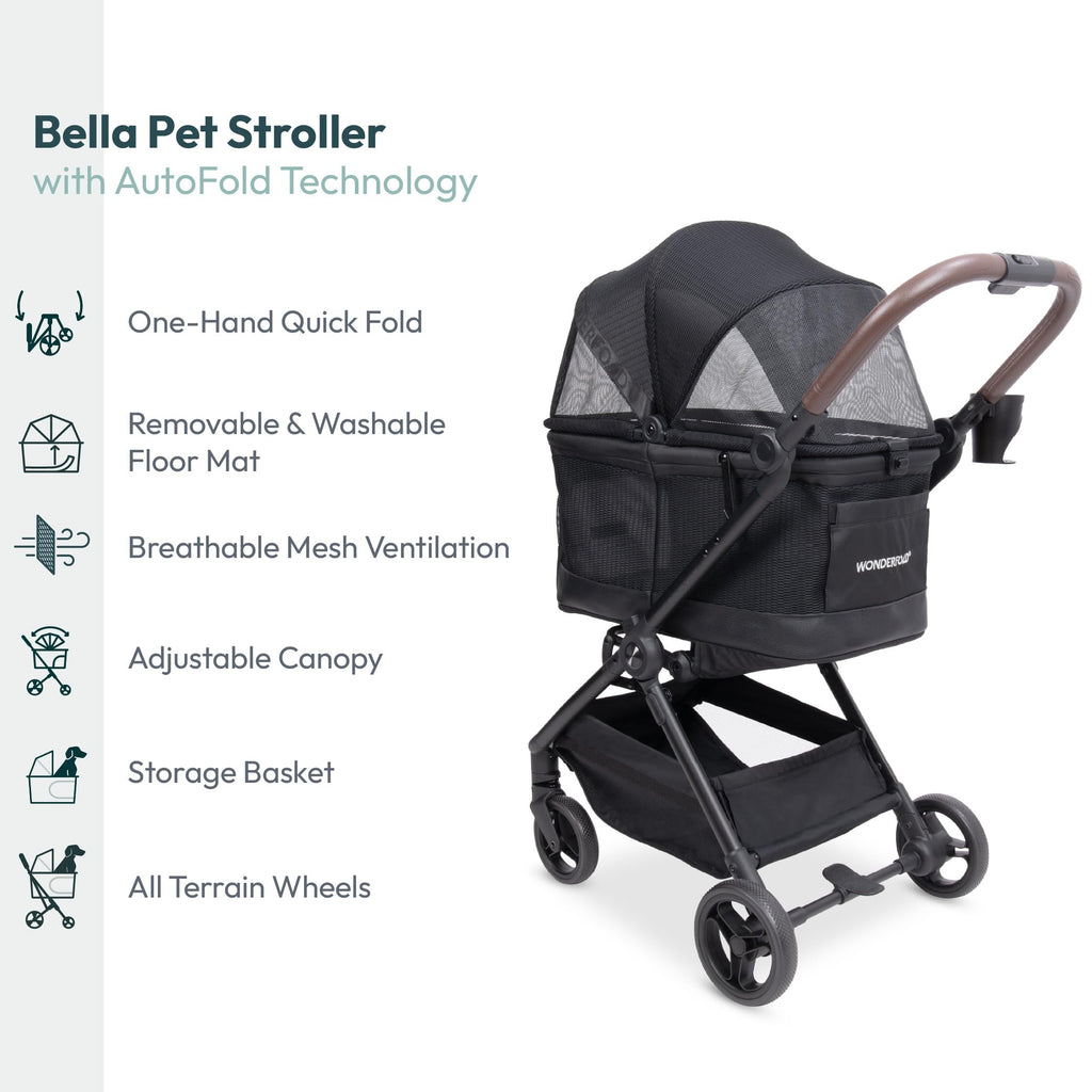 Lightweight Aluminum Frame Pet Stroller N651