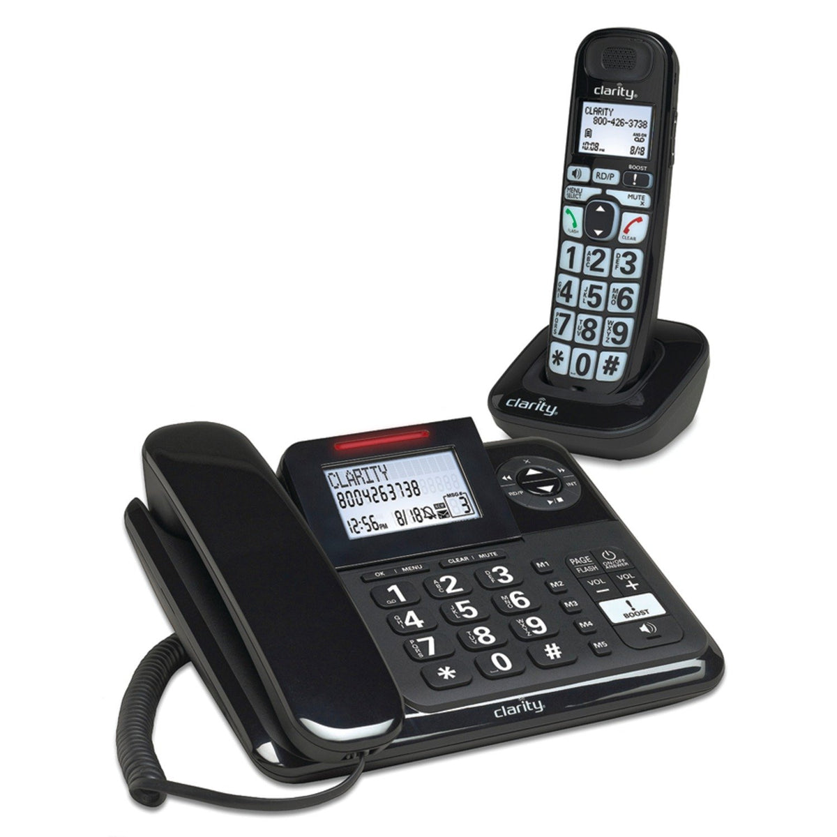 Amplified Corded/Cordless Combo with Answering Machine B494