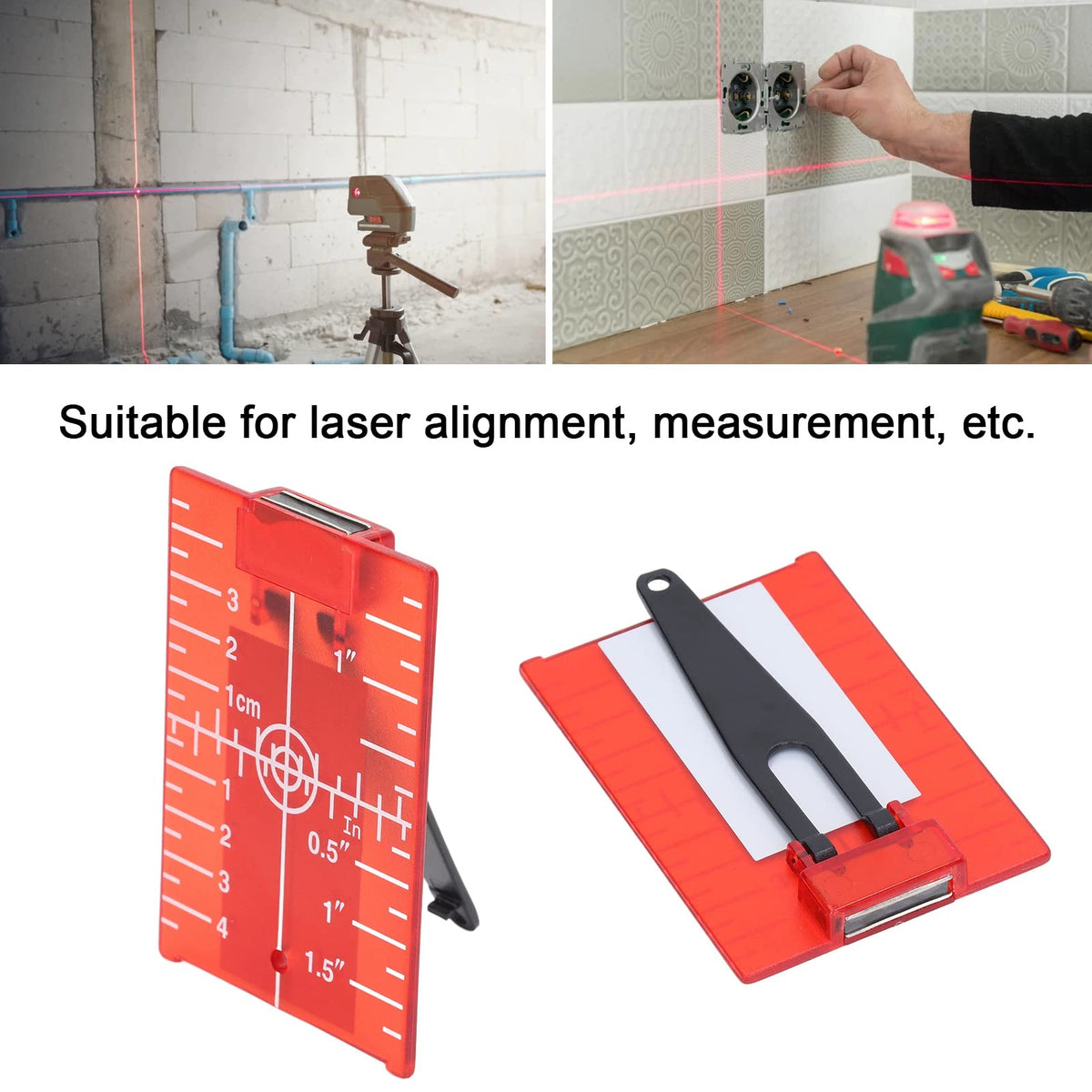 ABS Magnetic Target Card Plate with Bracket M135160