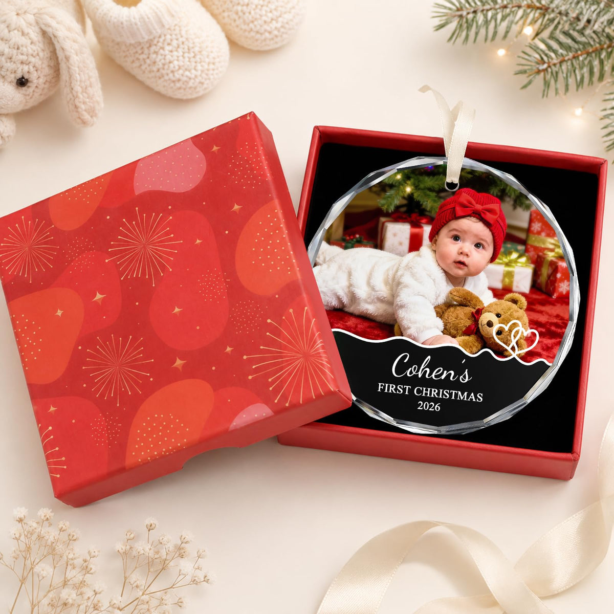 Baby's First Christmas Ornament 2026 J181702