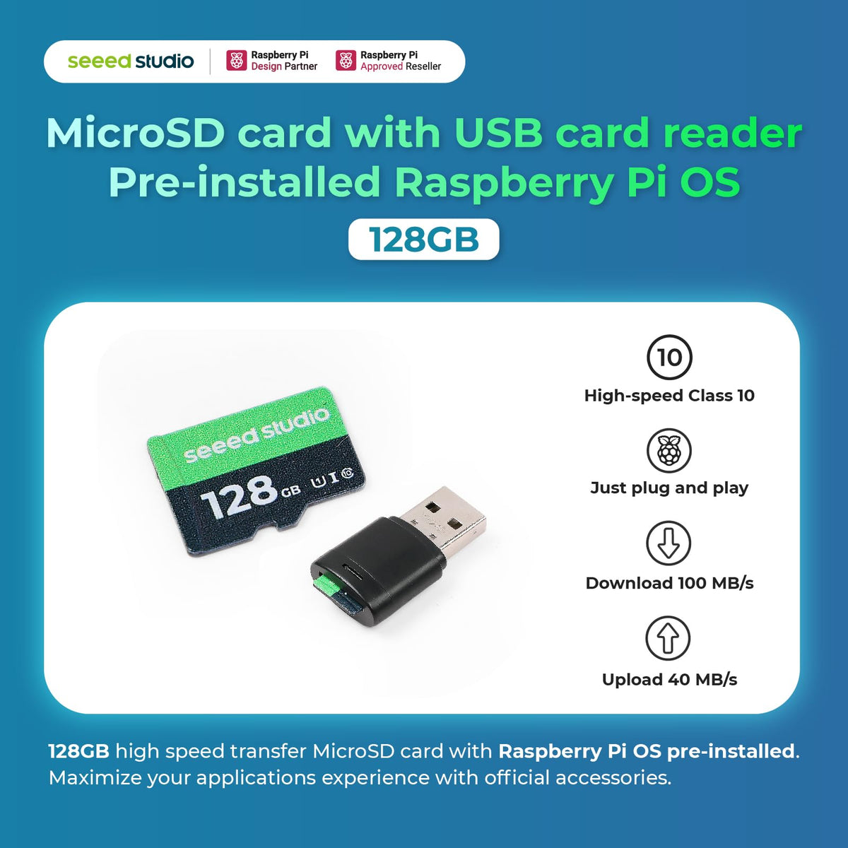 Raspberry Pi 5 Starter Kit 8GB RAM 128GB C11565