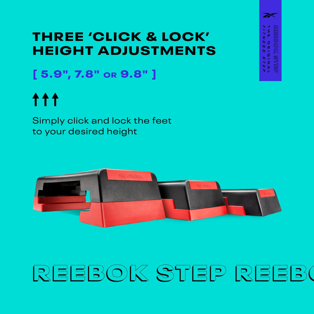 Adjustable Aerobic and Strength Training Workout Step Platform W3038