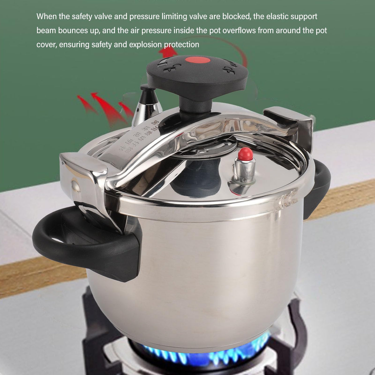 3L Stainless Steel Pressure Cooker N26518