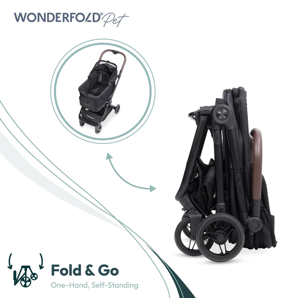 Lightweight Aluminum Frame Pet Stroller N651