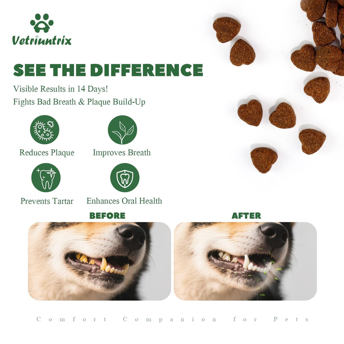 Dog Dental Chews with Natural Enzymes A4251
