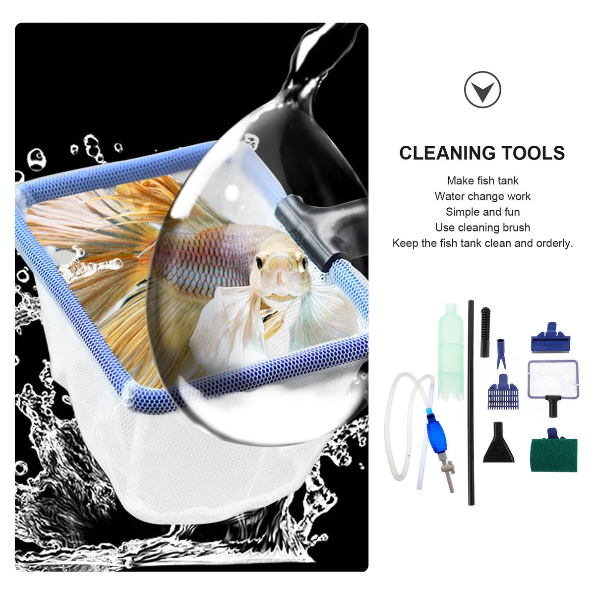 Fish Tank Water Changer with Manual Pump O5597
