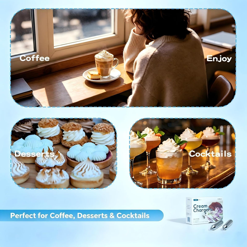 Whipped Cream Chargers Pack of 3 E466396