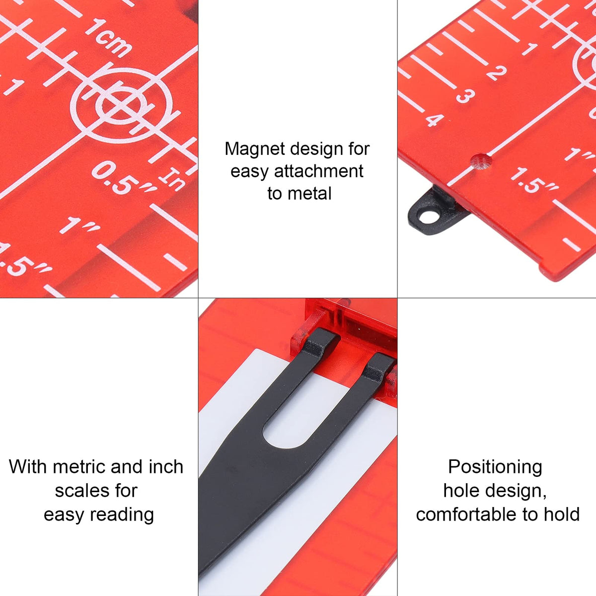 ABS Magnetic Target Card Plate with Bracket M135160