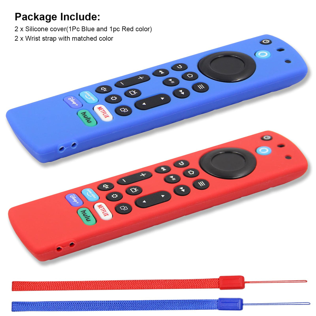 Silicone Remote Case 2pcs with Lanyard B26913