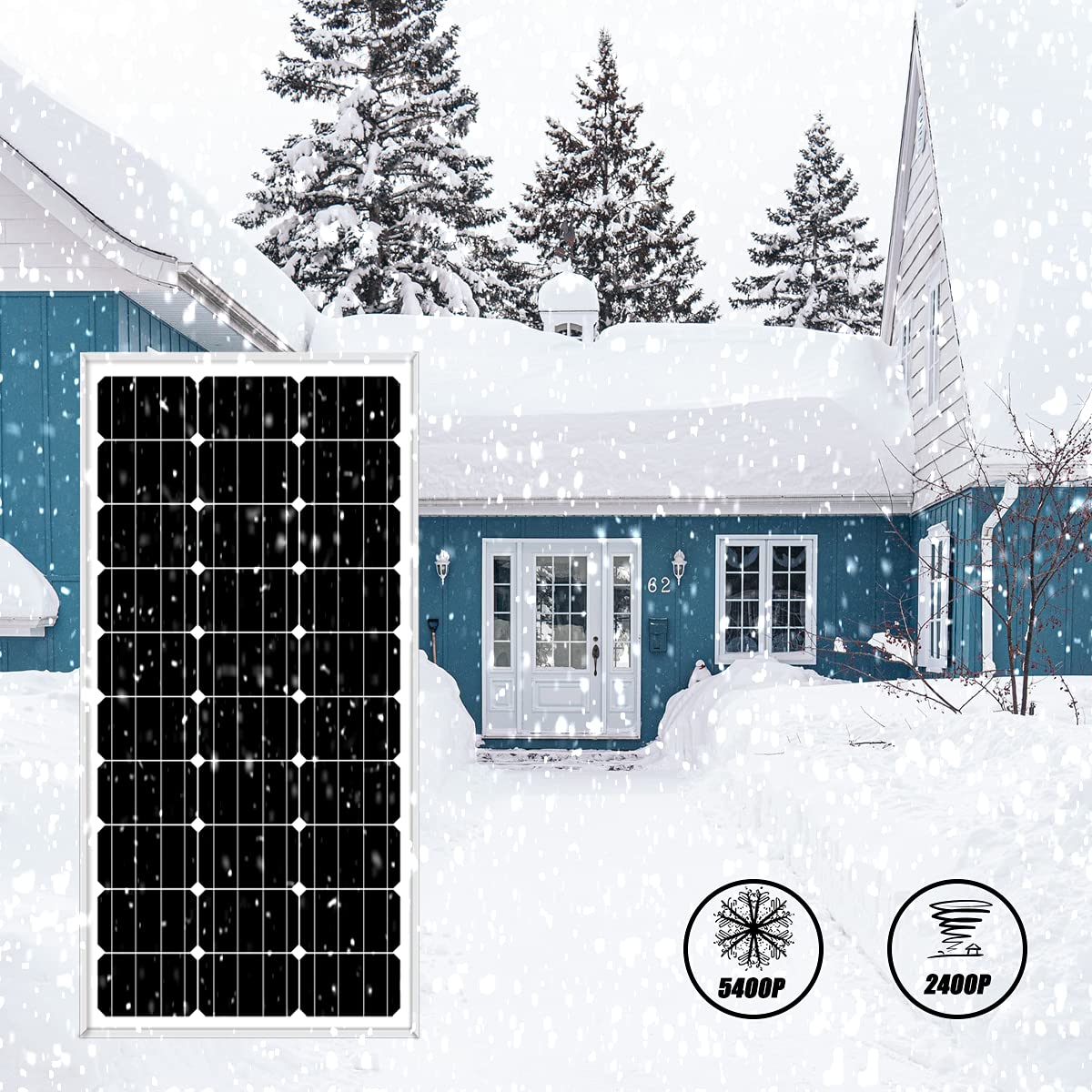 300W Wind Turbine and Solar Panel Kit with Charge Controller O3221