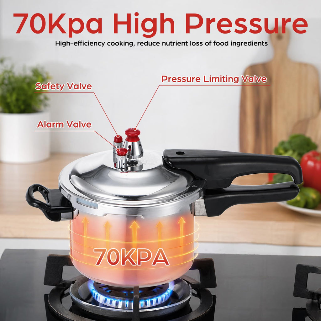 2.6 Quart Small Stovetop Pressure Cooker U205