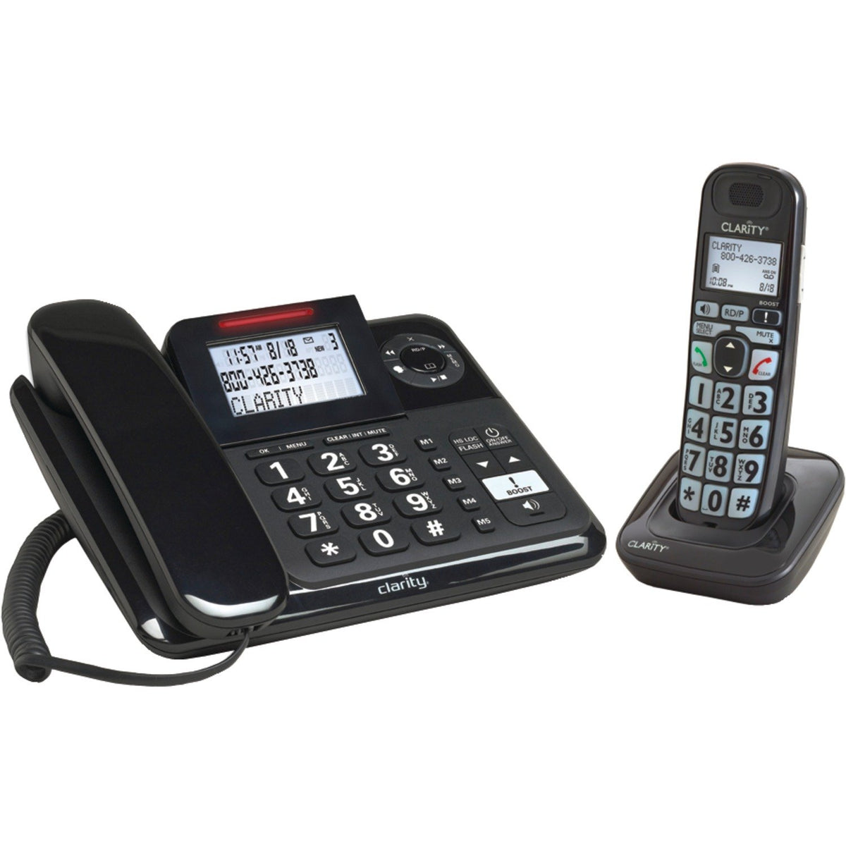 Amplified Corded/Cordless Combo with Answering Machine B494