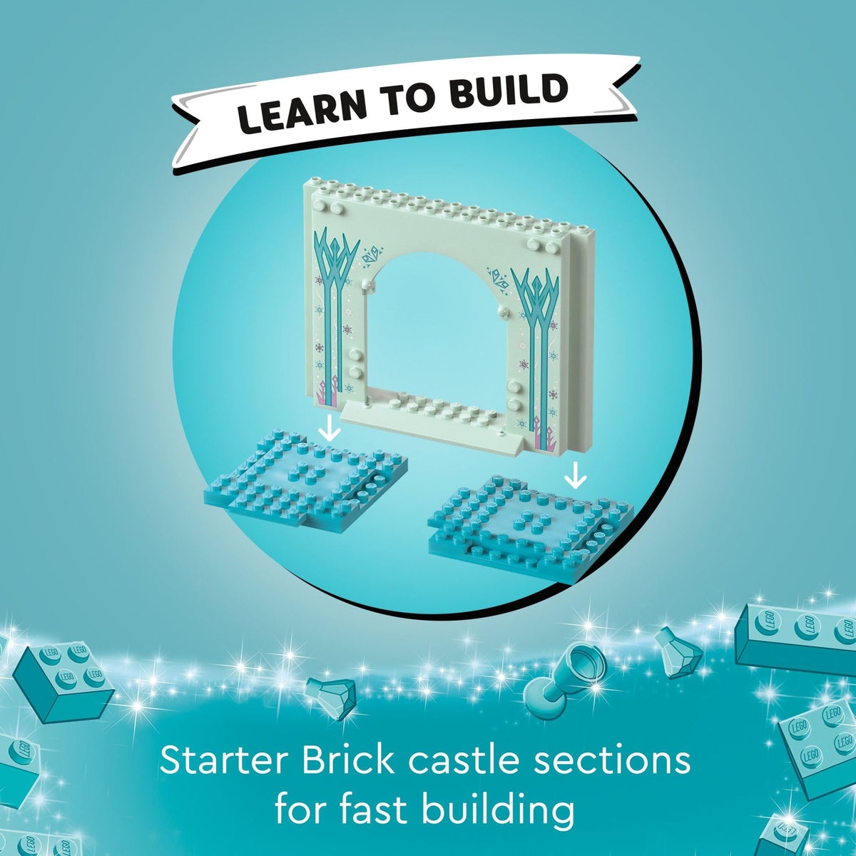 Frozen Princess Castle Building Toys Set E75299