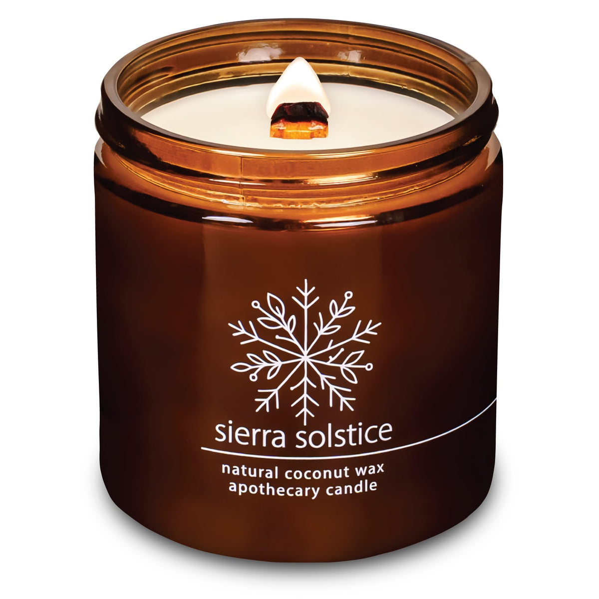 16 oz Crackling Wood Wick Candle L693