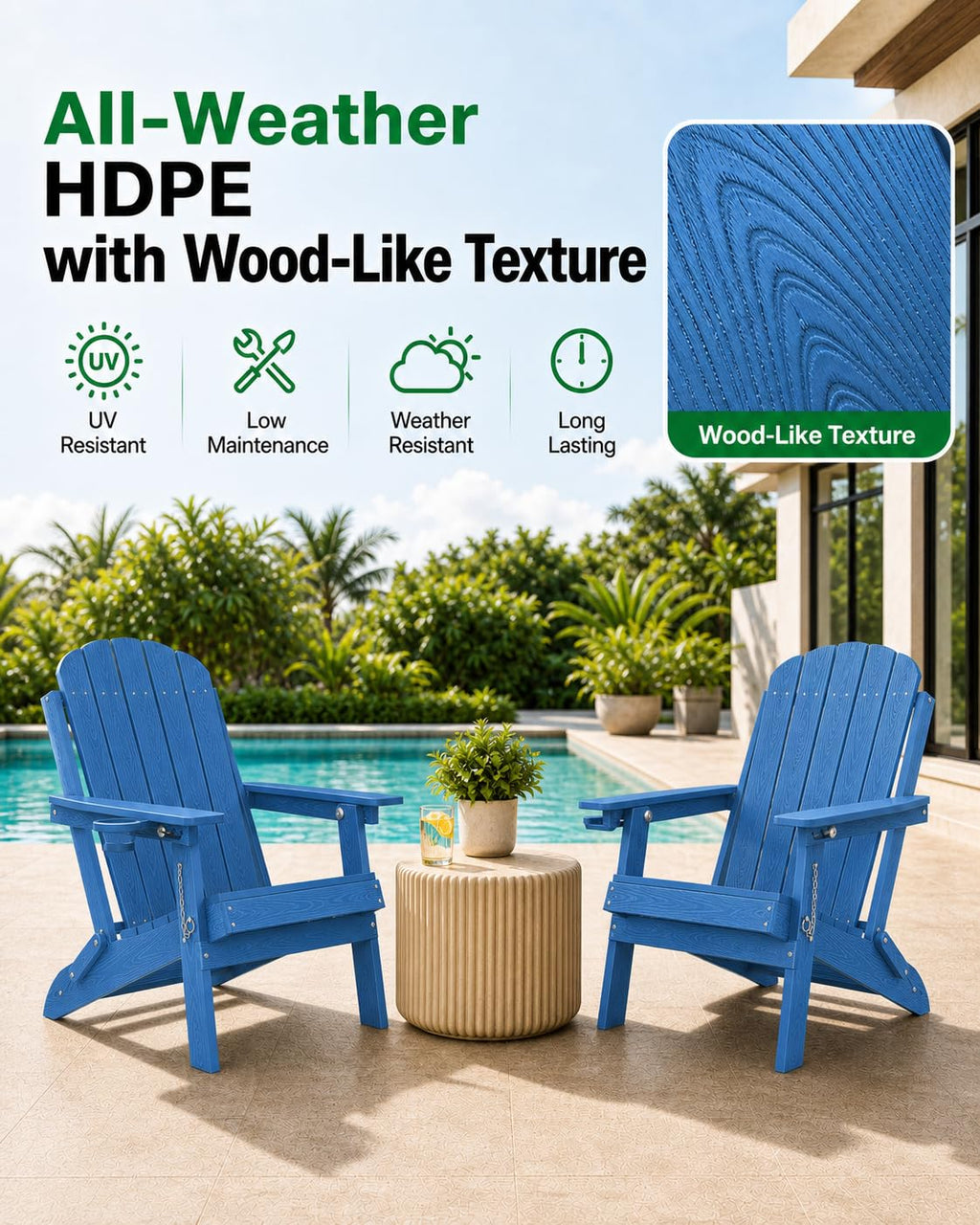 Adirondack Chairs Set of 2 V6511