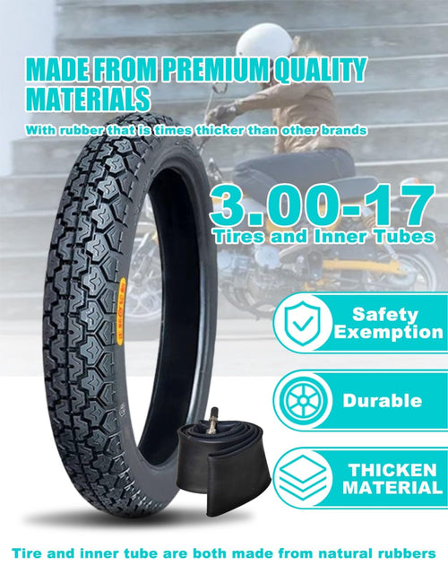 17 Dirt Bike Tire and Tube Set Y243063
