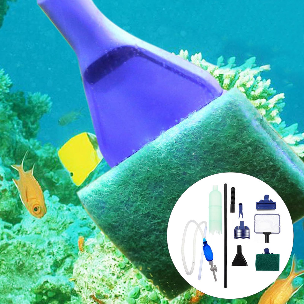 Fish Tank Water Changer with Manual Pump O5597