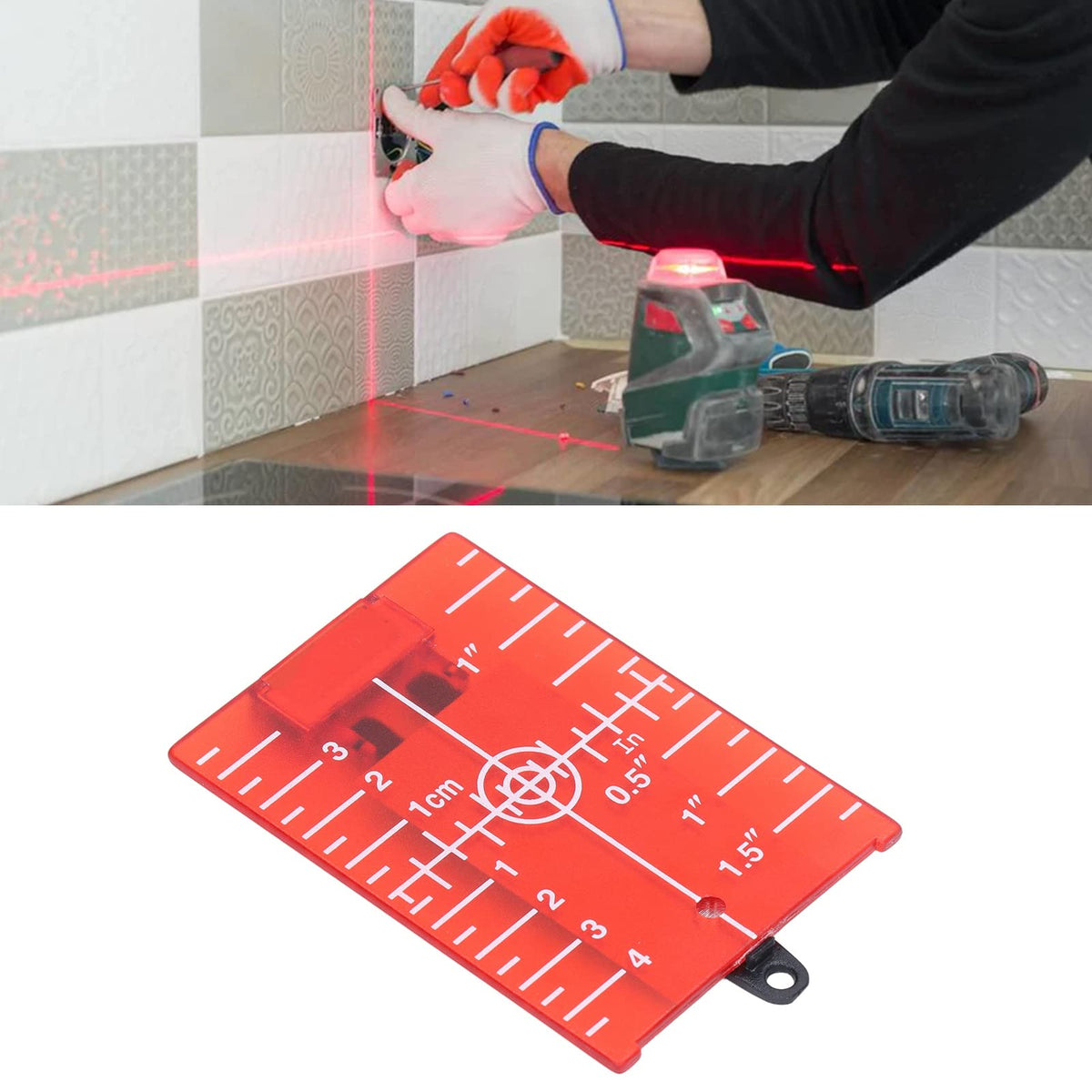 ABS Magnetic Target Card Plate with Bracket M135160