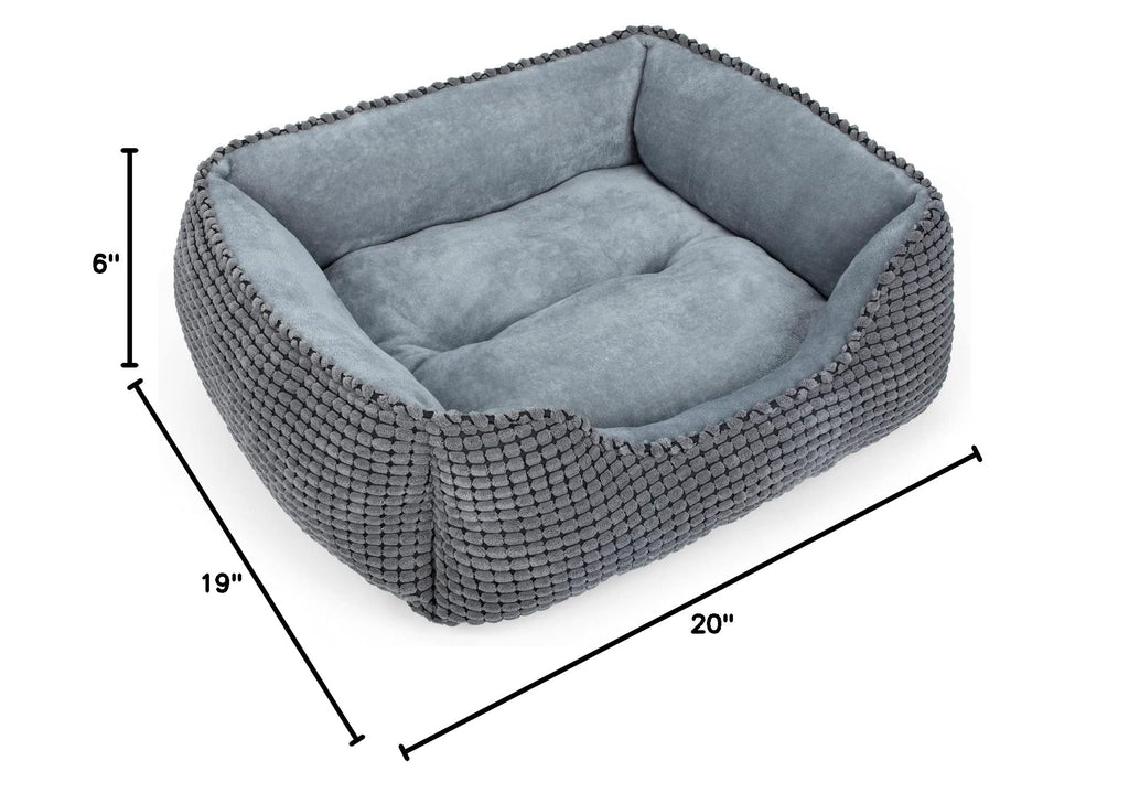 Rectangle Washable Calming Dog Bed X676