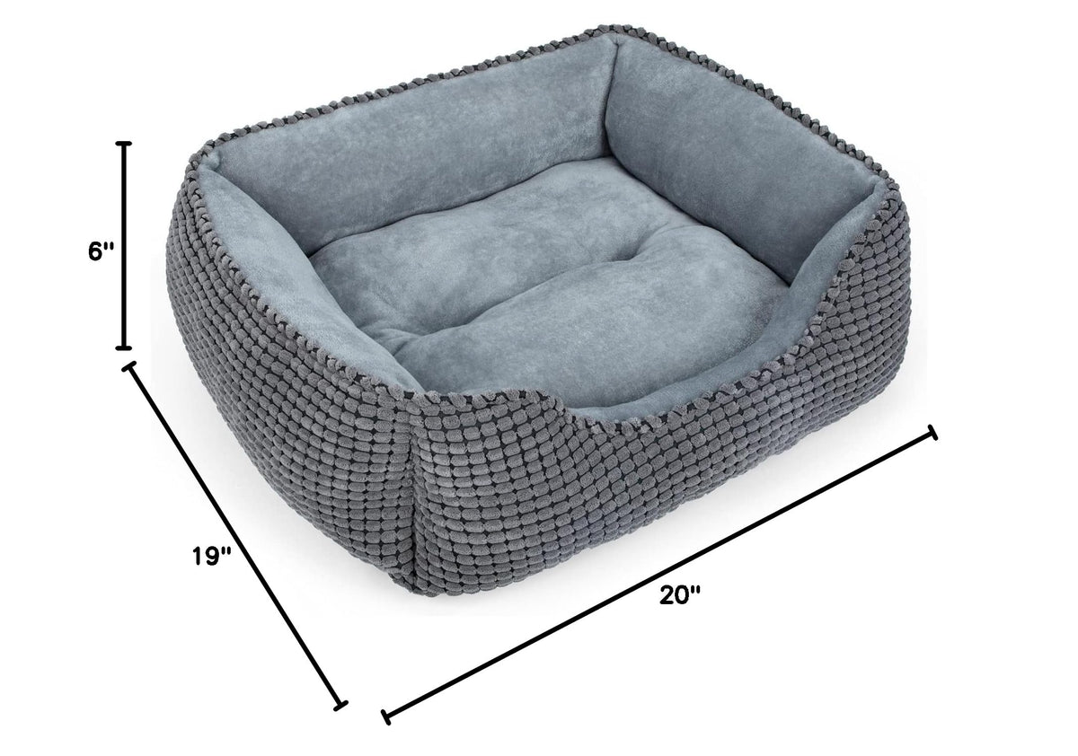Rectangle Washable Calming Dog Bed X676