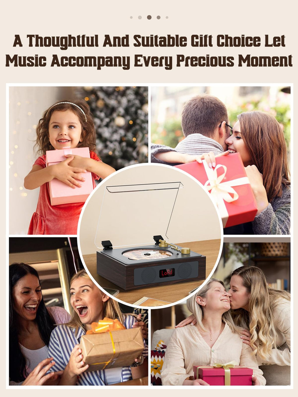 Portable CD Player with Built-in Speakers Bluetooth Q588