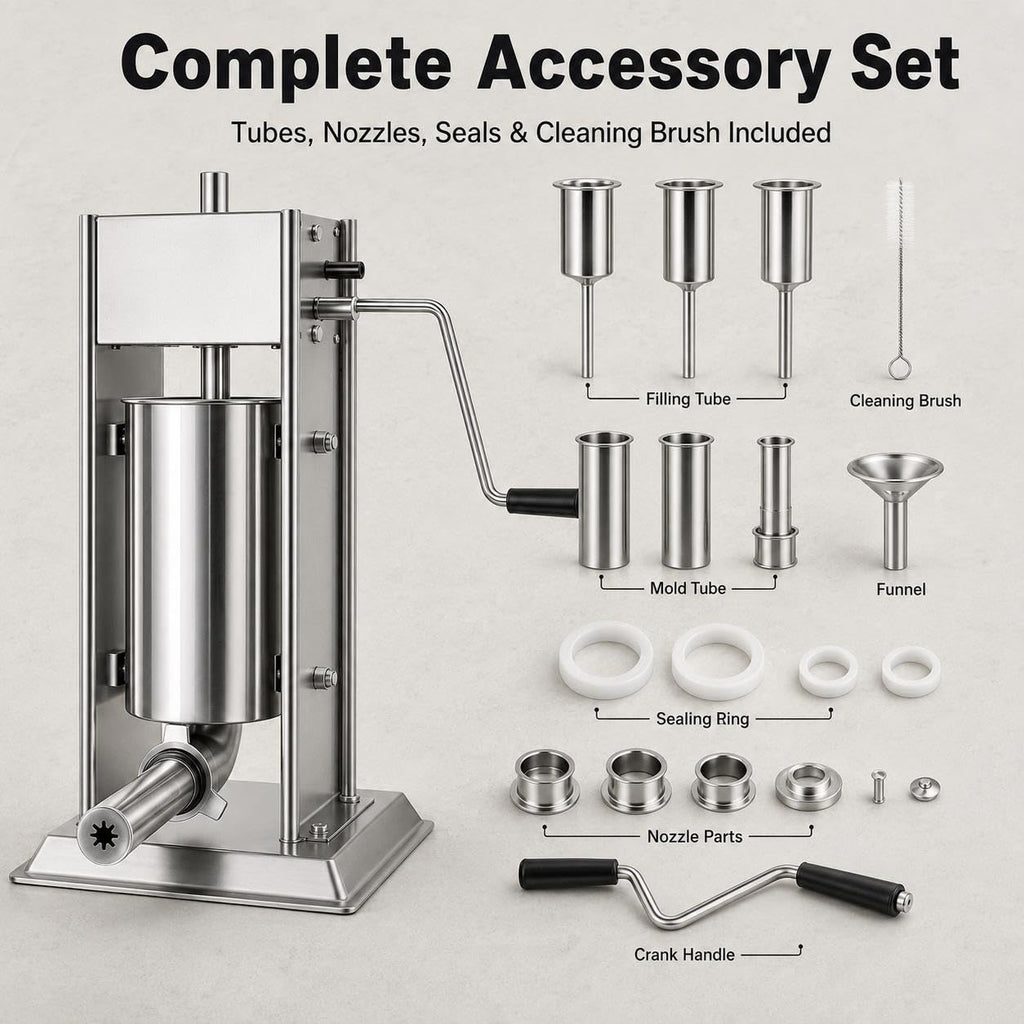 Stainless Steel Sausage Stuffer & Churro Press F313