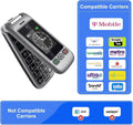 4G Unlocked Flip Phone with Big Buttons, SOS Button, Gray Q447767