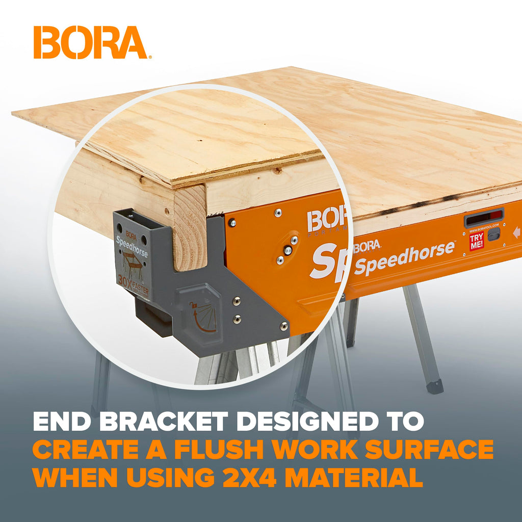 2 Pack Folding Heavy Duty Metal Sawhorse K5926