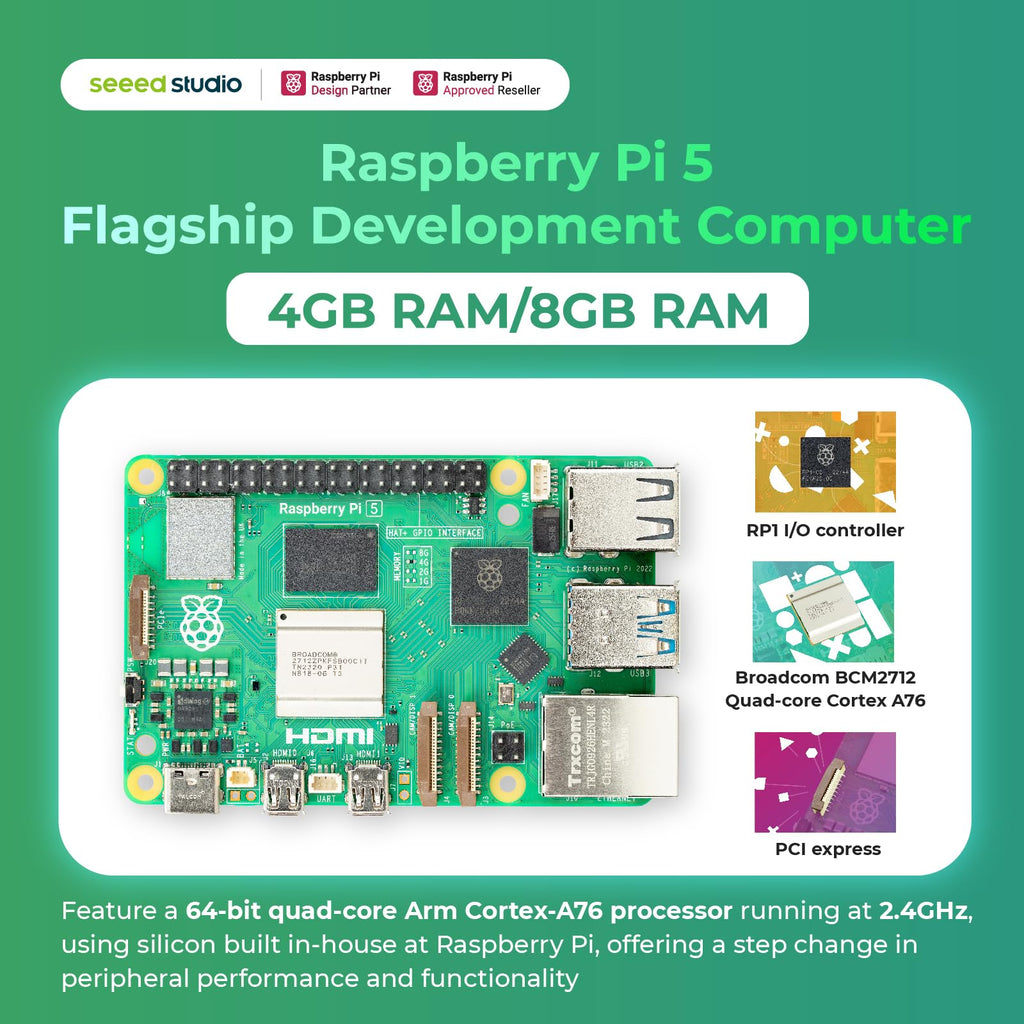 Raspberry Pi 5 Starter Kit 8GB RAM 128GB C11565